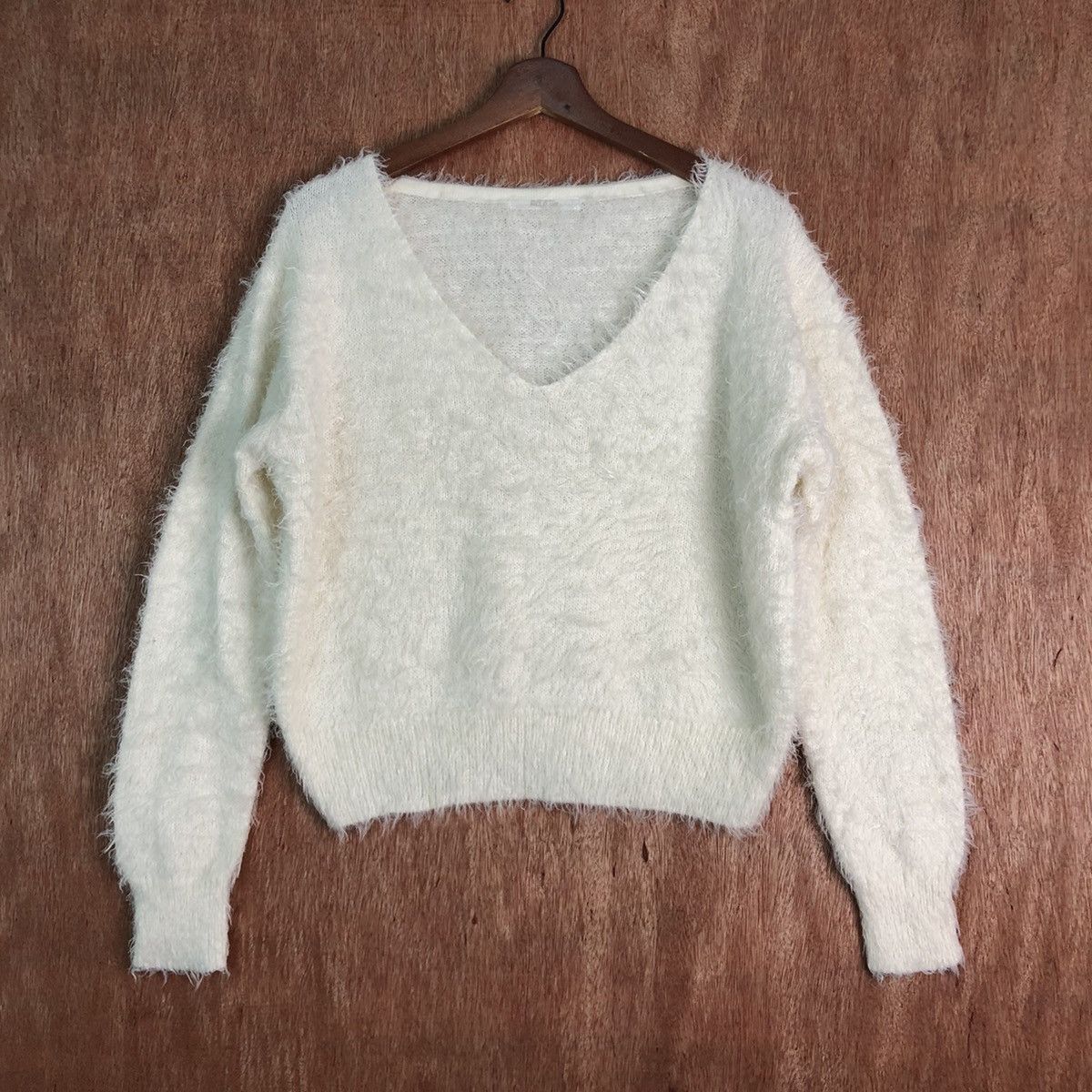 Japanese Brand DLL Nice Claup Mohair Soft Fur Shag Shaggy Knitwear #c238 Size M / US 6-8 / IT 42-44 - 1 Thumbnail