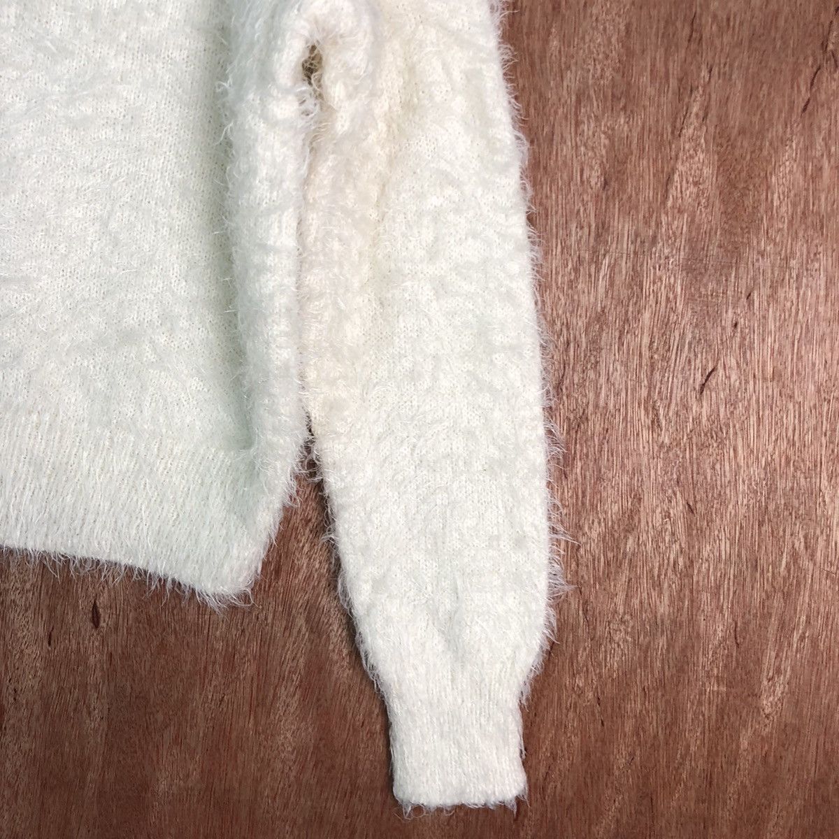 Japanese Brand DLL Nice Claup Mohair Soft Fur Shag Shaggy Knitwear #c238 Size M / US 6-8 / IT 42-44 - 5 Thumbnail