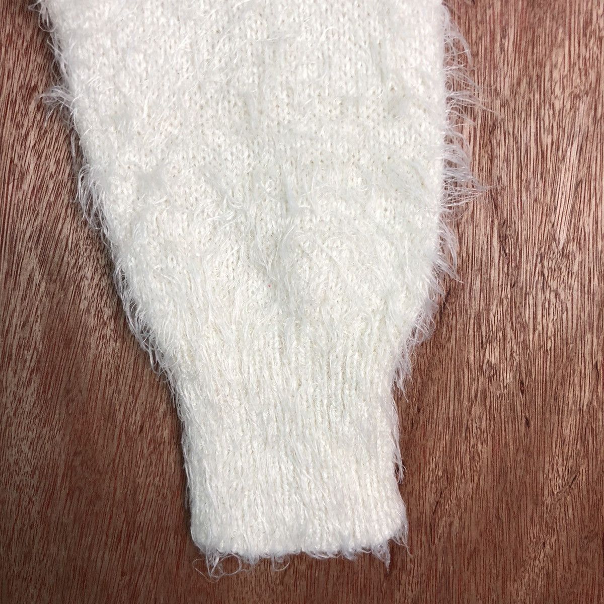 Japanese Brand DLL Nice Claup Mohair Soft Fur Shag Shaggy Knitwear #c238 Size M / US 6-8 / IT 42-44 - 4 Thumbnail
