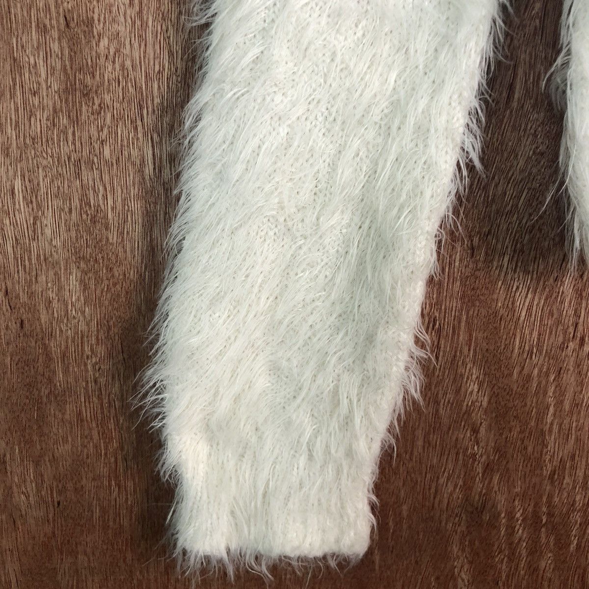 Japanese Brand DLL Colza crop top Mohair Shag Shaggy fur Knitwear #c228 Size S / US 4 / IT 40 - 5 Thumbnail