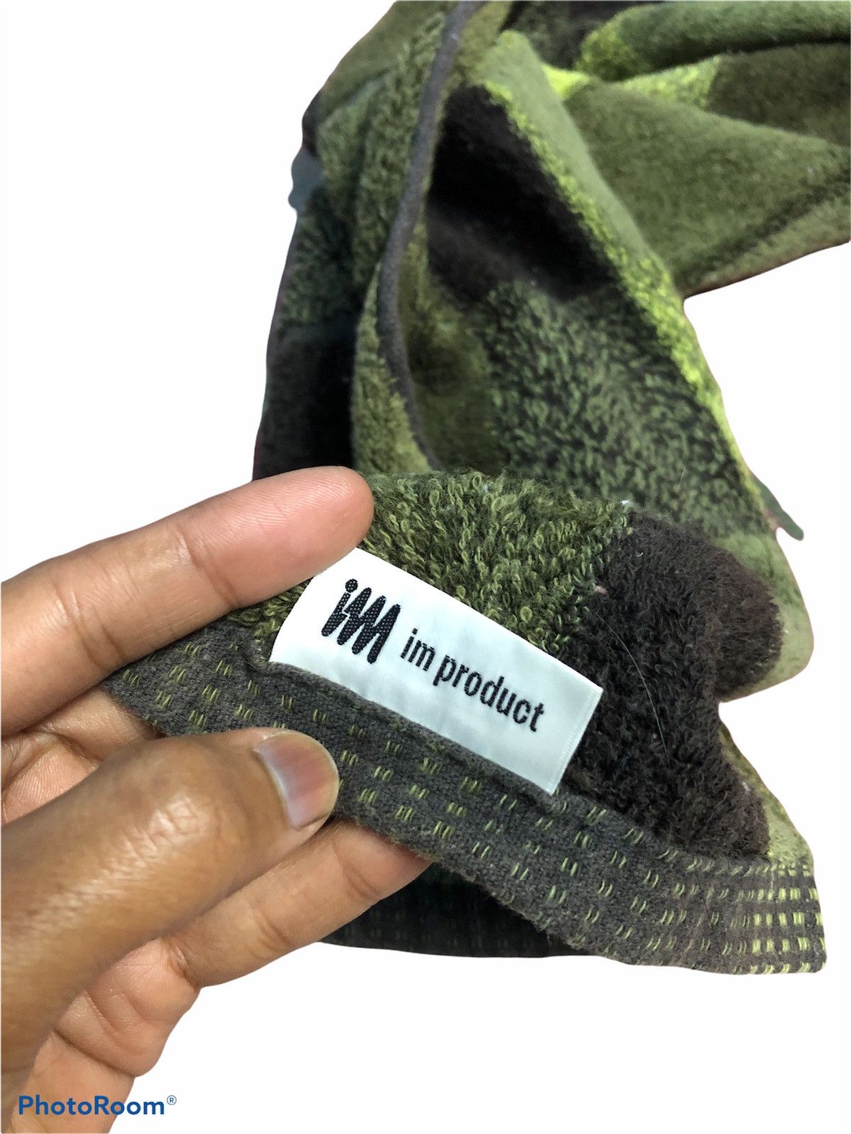 Issey Miyake ISSEY MIYAKE FADED GREEN FACE TOWEL Size ONE SIZE - 3 Thumbnail