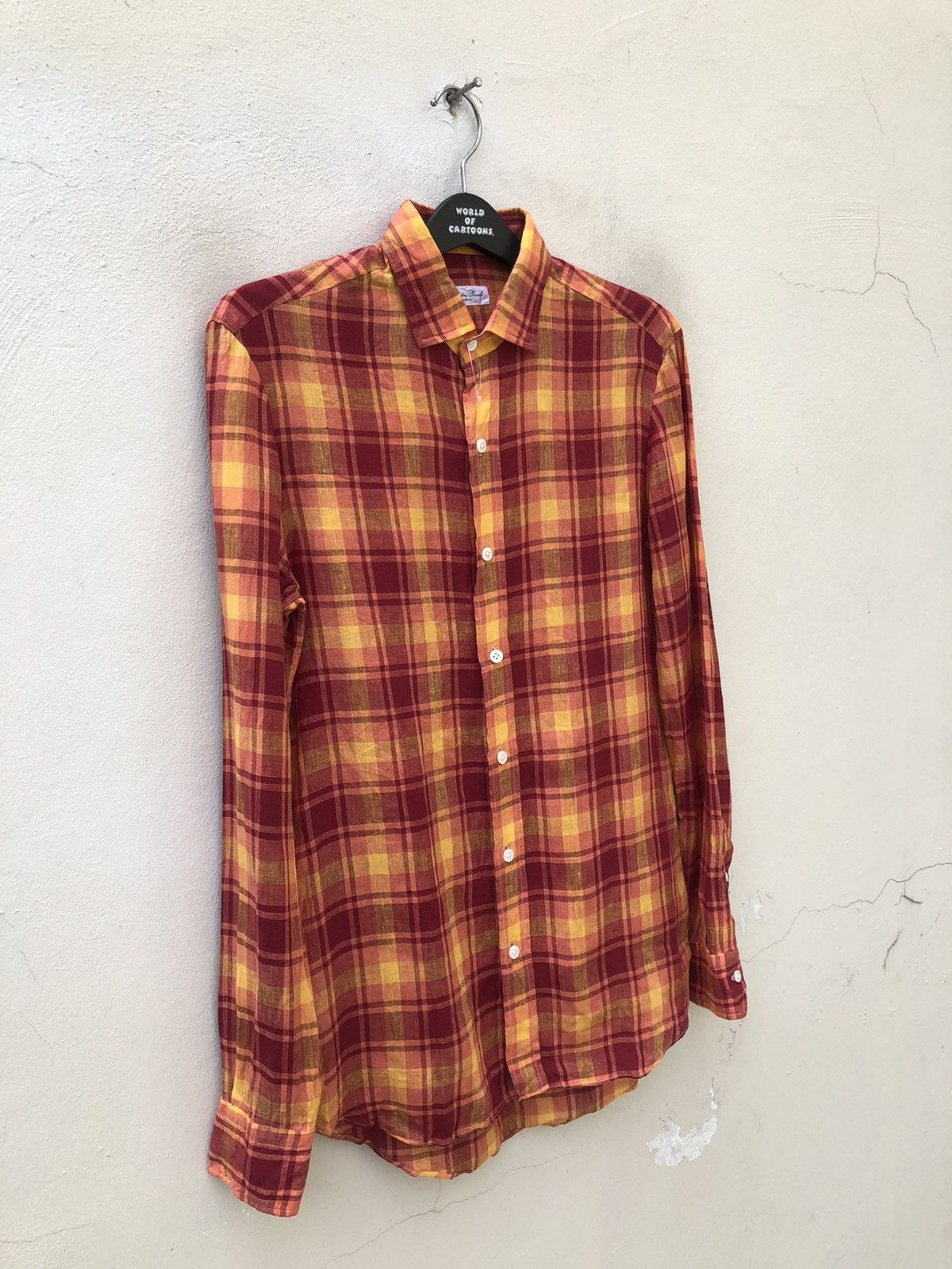 Salvatore Piccolo Salvatore Piccolo Napoli Checks Linen Shirt Size US M / EU 48-50 / 2 - 5 Thumbnail