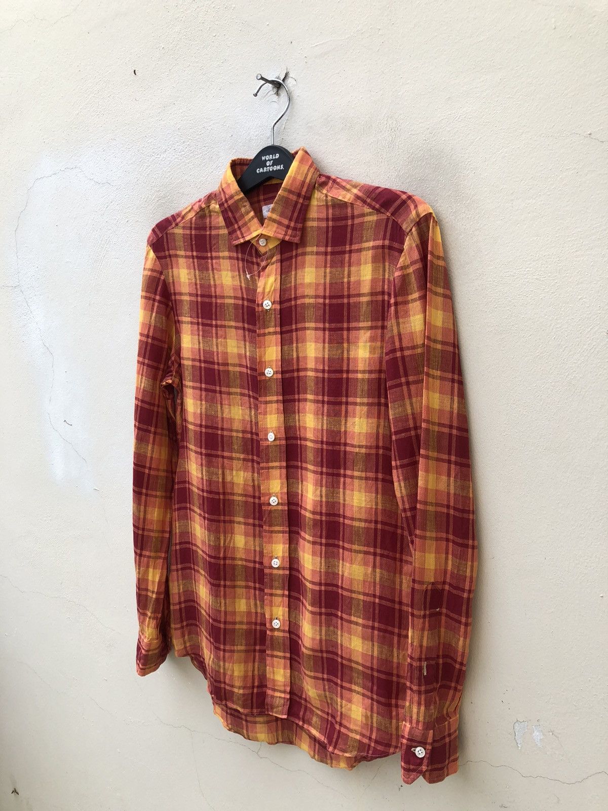 Salvatore Piccolo Salvatore Piccolo Napoli Checks Linen Shirt Size US M / EU 48-50 / 2 - 3 Thumbnail