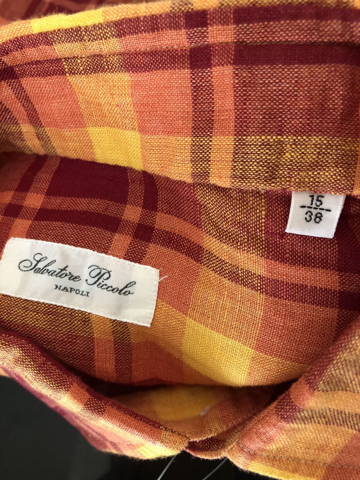 Salvatore Piccolo Salvatore Piccolo Napoli Checks Linen Shirt Size US M / EU 48-50 / 2 - 10 Thumbnail