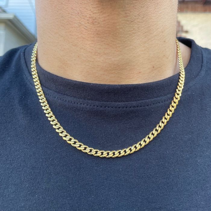 Cuban Link Chain, Gold Chain