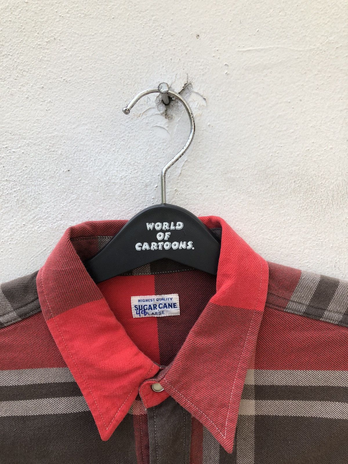 Sugar Cane Vintage Sugar Cane Checks Flannel Western Shirt Size US L / EU 52-54 / 3 - 3 Thumbnail