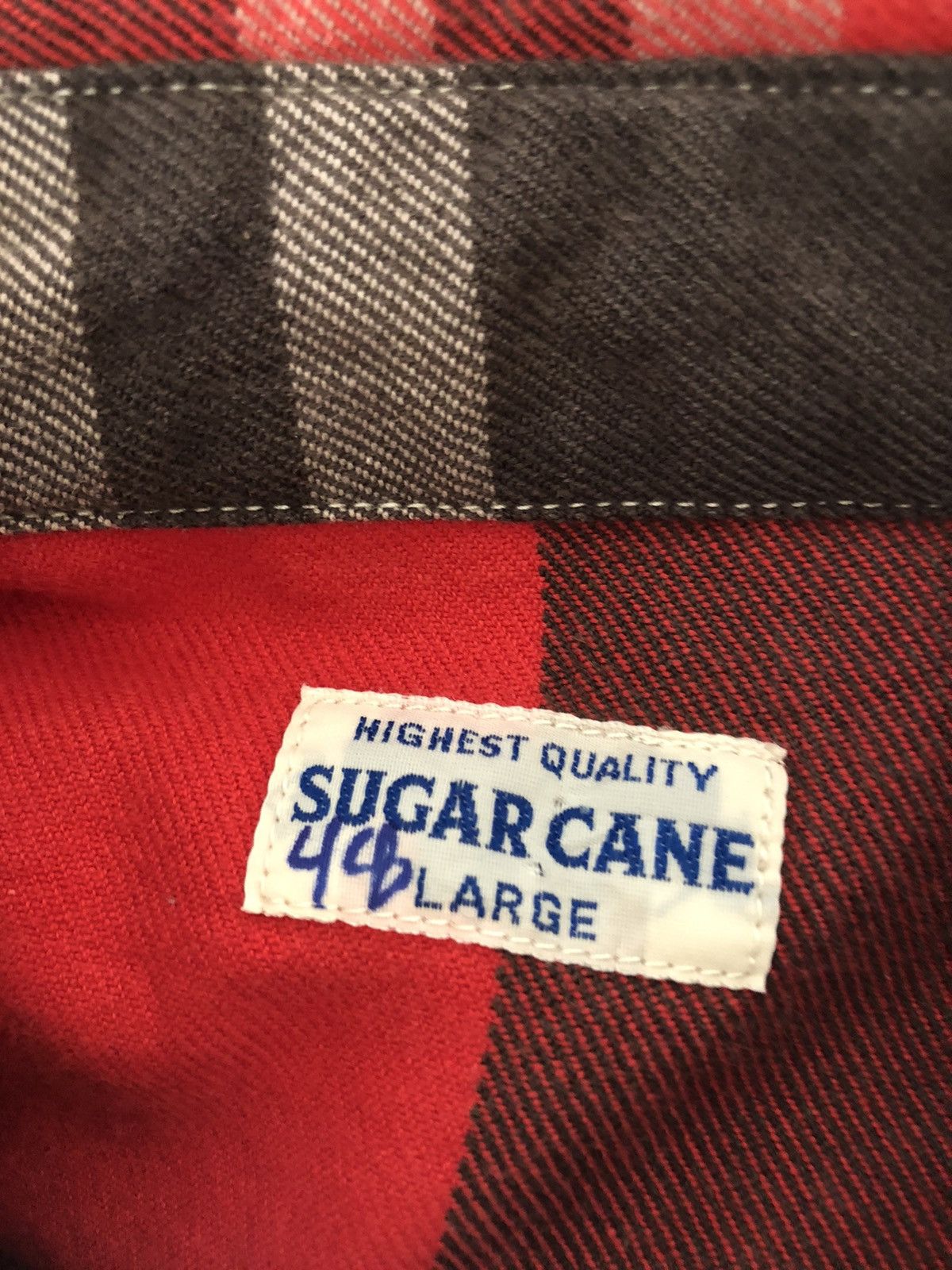 Sugar Cane Vintage Sugar Cane Checks Flannel Western Shirt Size US L / EU 52-54 / 3 - 14 Thumbnail