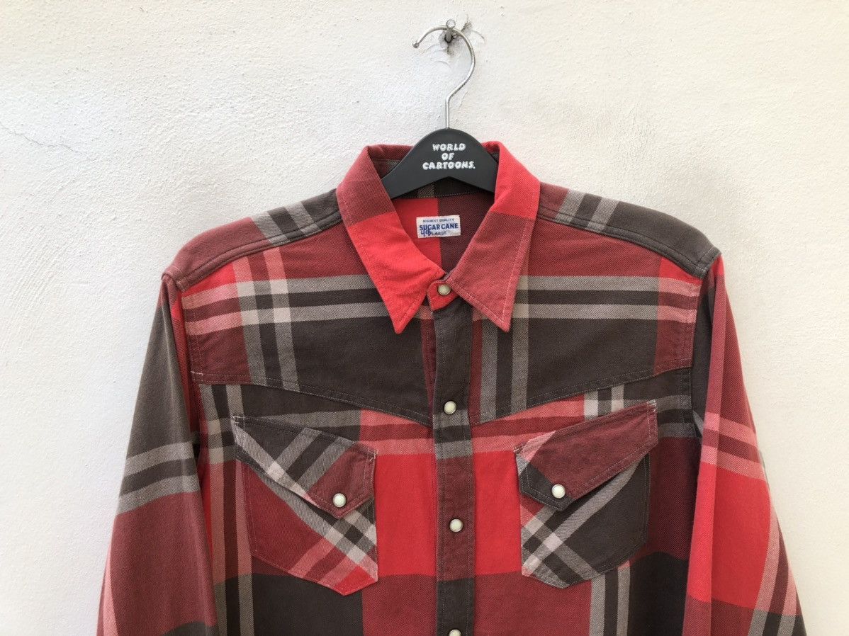 Sugar Cane Vintage Sugar Cane Checks Flannel Western Shirt Size US L / EU 52-54 / 3 - 2 Thumbnail