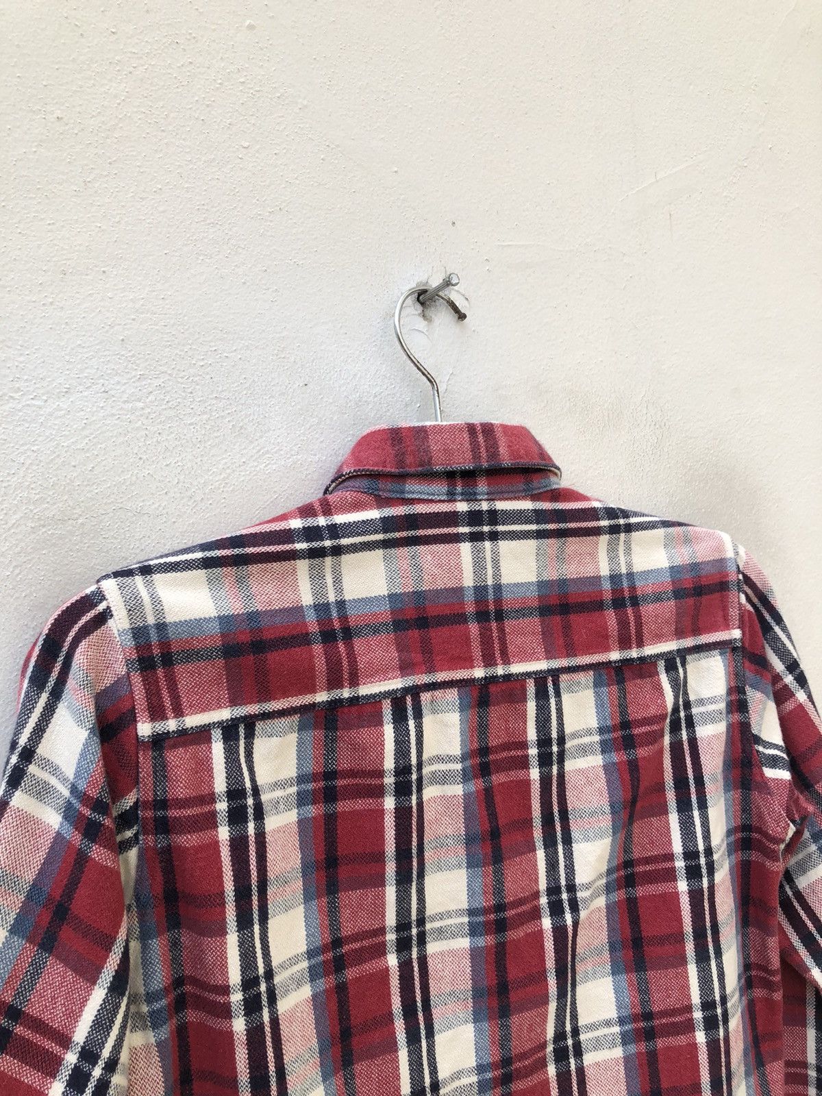 Vintage SECOURS Japan All Natural Material Checks Flannel Shirt Size US S / EU 44-46 / 1 - 10 Thumbnail