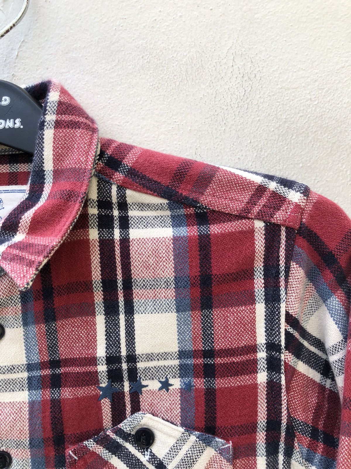 Vintage SECOURS Japan All Natural Material Checks Flannel Shirt Size US S / EU 44-46 / 1 - 3 Thumbnail
