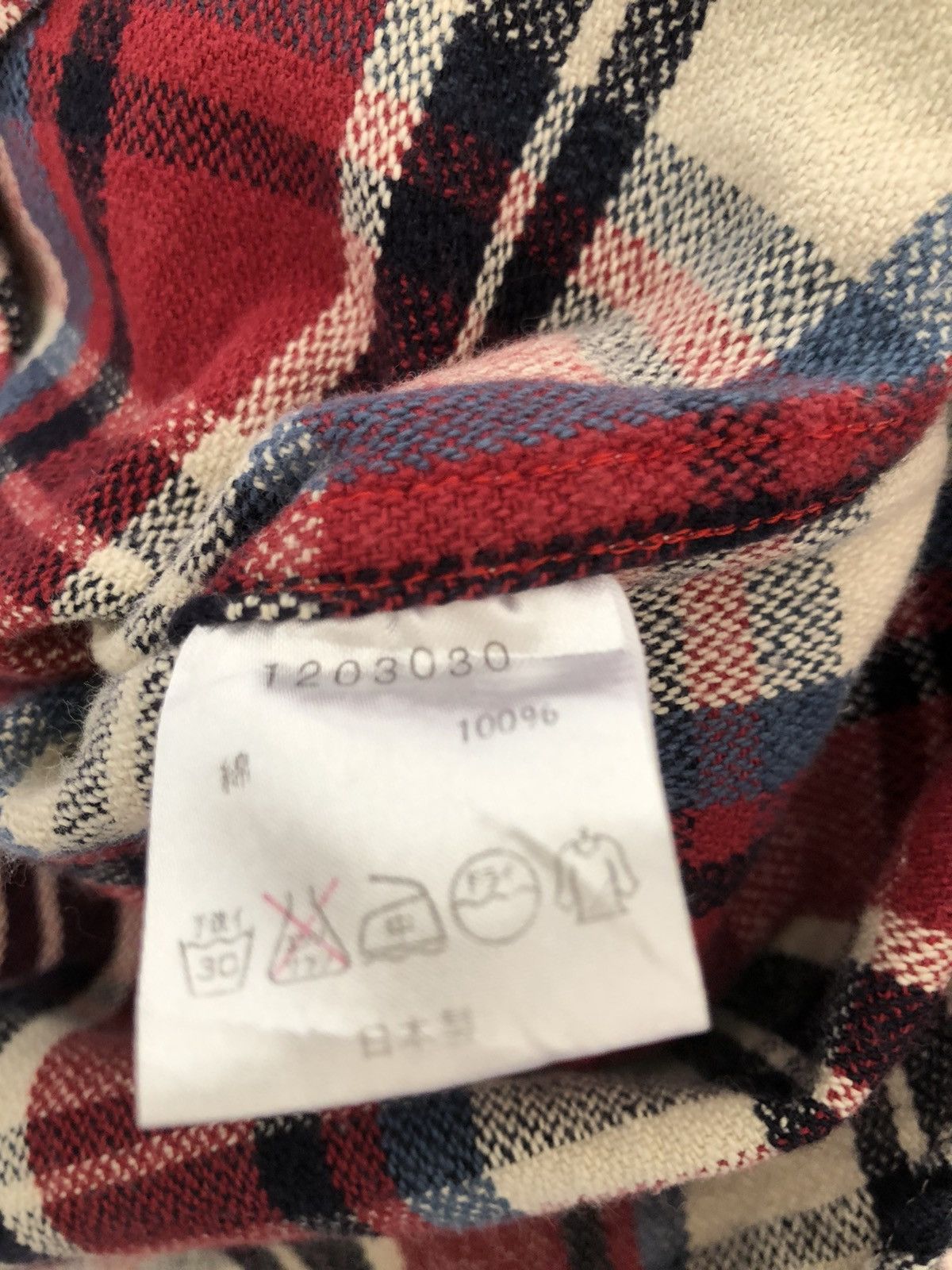 Vintage SECOURS Japan All Natural Material Checks Flannel Shirt Size US S / EU 44-46 / 1 - 12 Thumbnail
