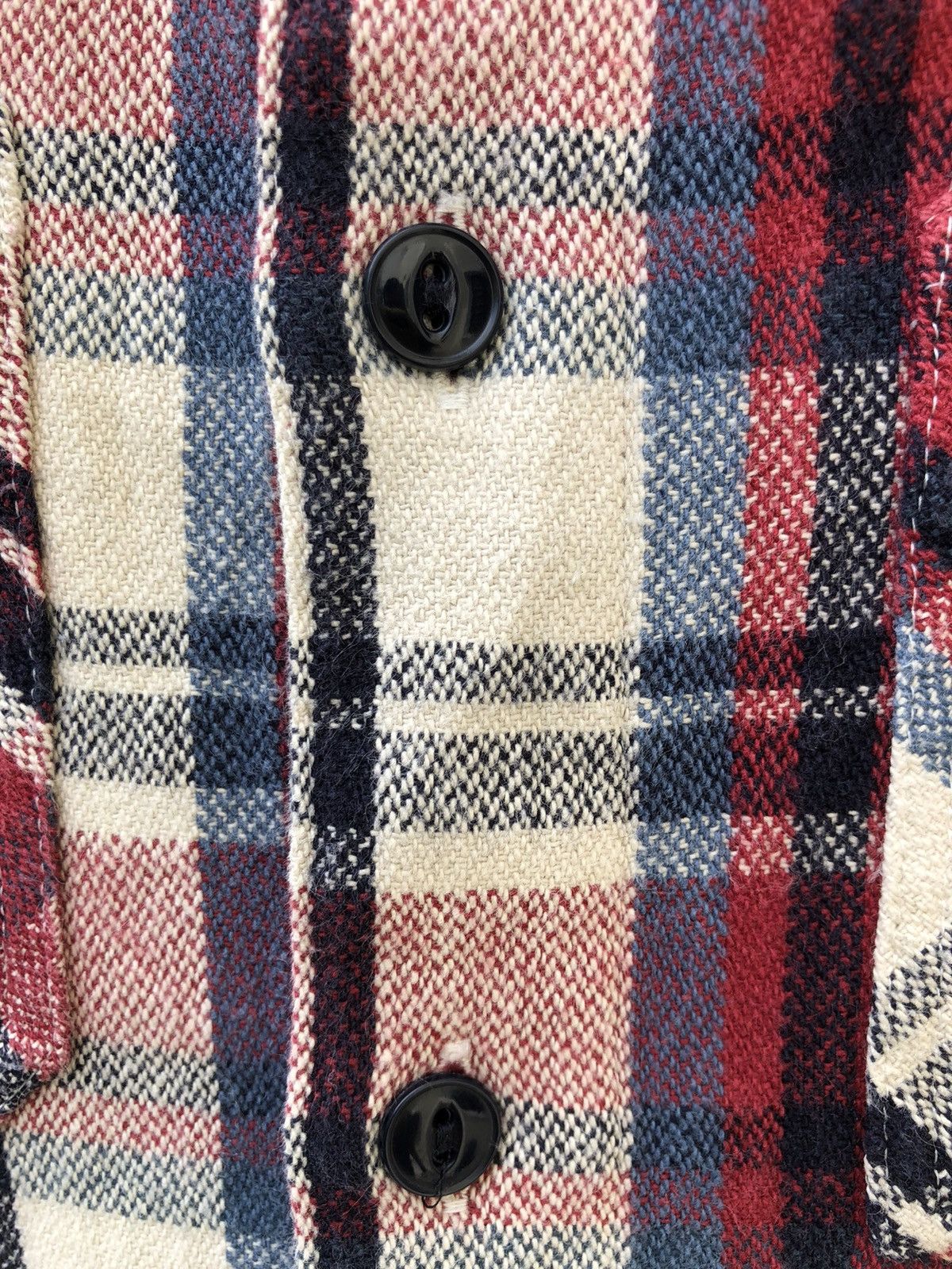 Vintage SECOURS Japan All Natural Material Checks Flannel Shirt Size US S / EU 44-46 / 1 - 5 Thumbnail