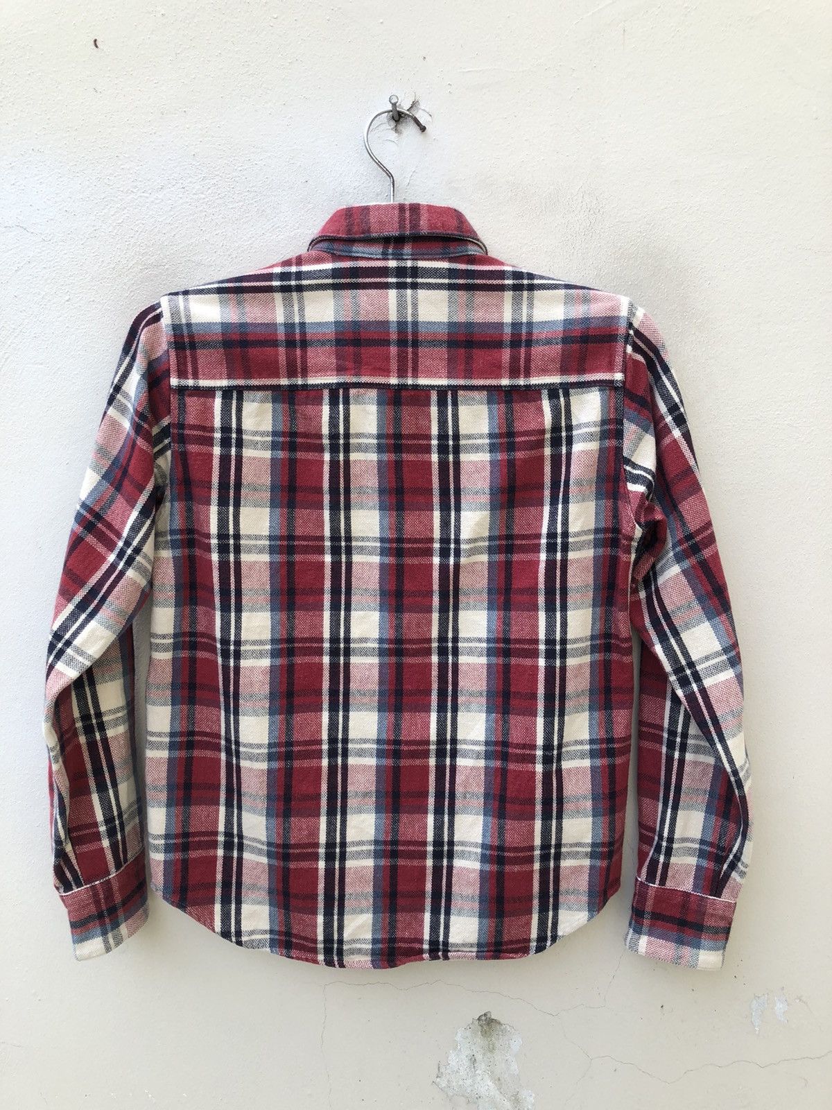 Vintage SECOURS Japan All Natural Material Checks Flannel Shirt Size US S / EU 44-46 / 1 - 9 Thumbnail
