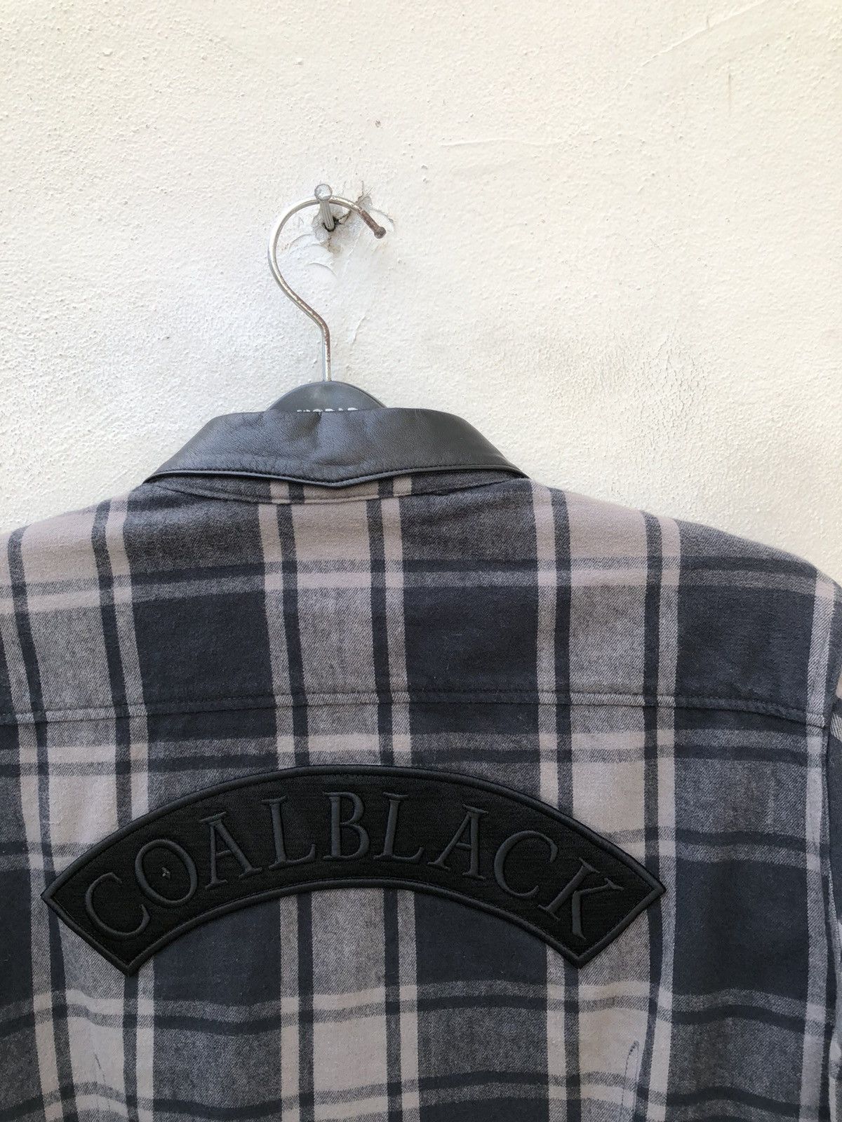 roarguns Coal Black Japan Cow Leather Outlaws Flannel Shirt Size US S / EU 44-46 / 1 - 2 Thumbnail