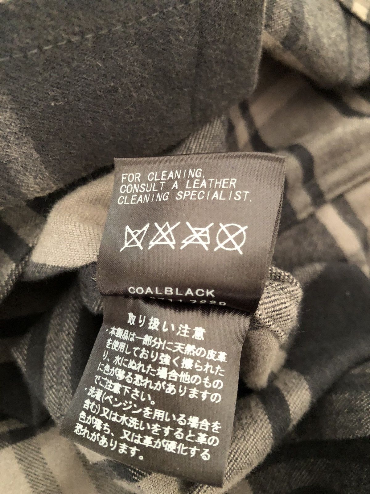 roarguns Coal Black Japan Cow Leather Outlaws Flannel Shirt Size US S / EU 44-46 / 1 - 15 Thumbnail