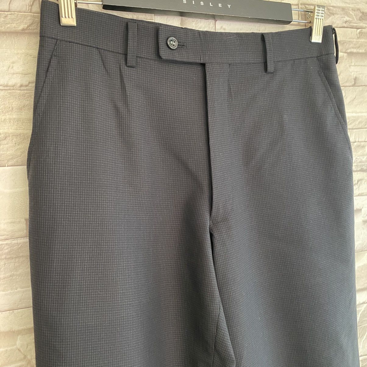 Issey Miyake IM Issey Miyake Wool Trouser Plaid Pants Size US 30 / EU 46 - 6 Thumbnail
