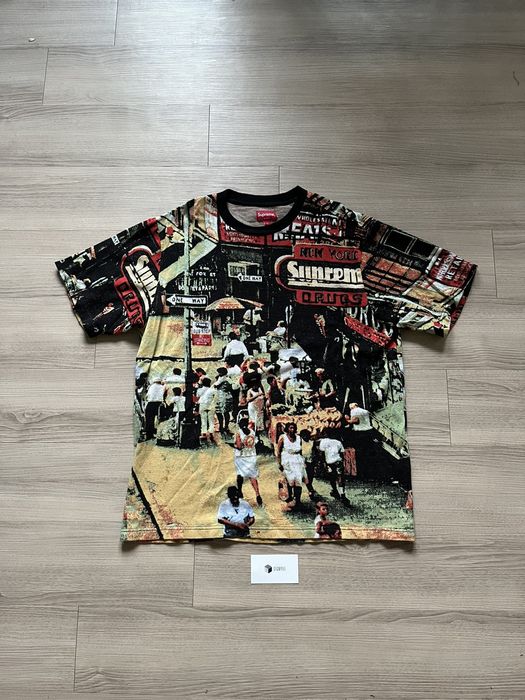 Supreme FW20 Supreme Street Scene Jacquard S/S Top Size L | Grailed