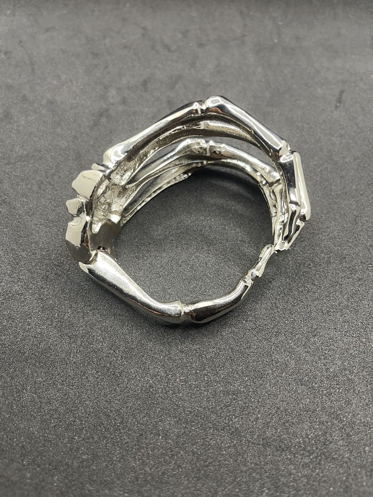 Raf Simons Silver Skeleton Hand Bracelet
