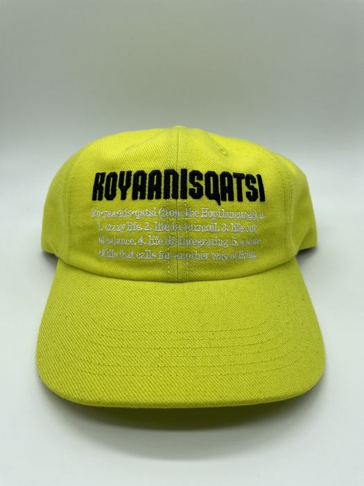 Supreme NEW Supreme Koyaanisqatsi 6-Panel Hat (Lime) FW20 | Grailed