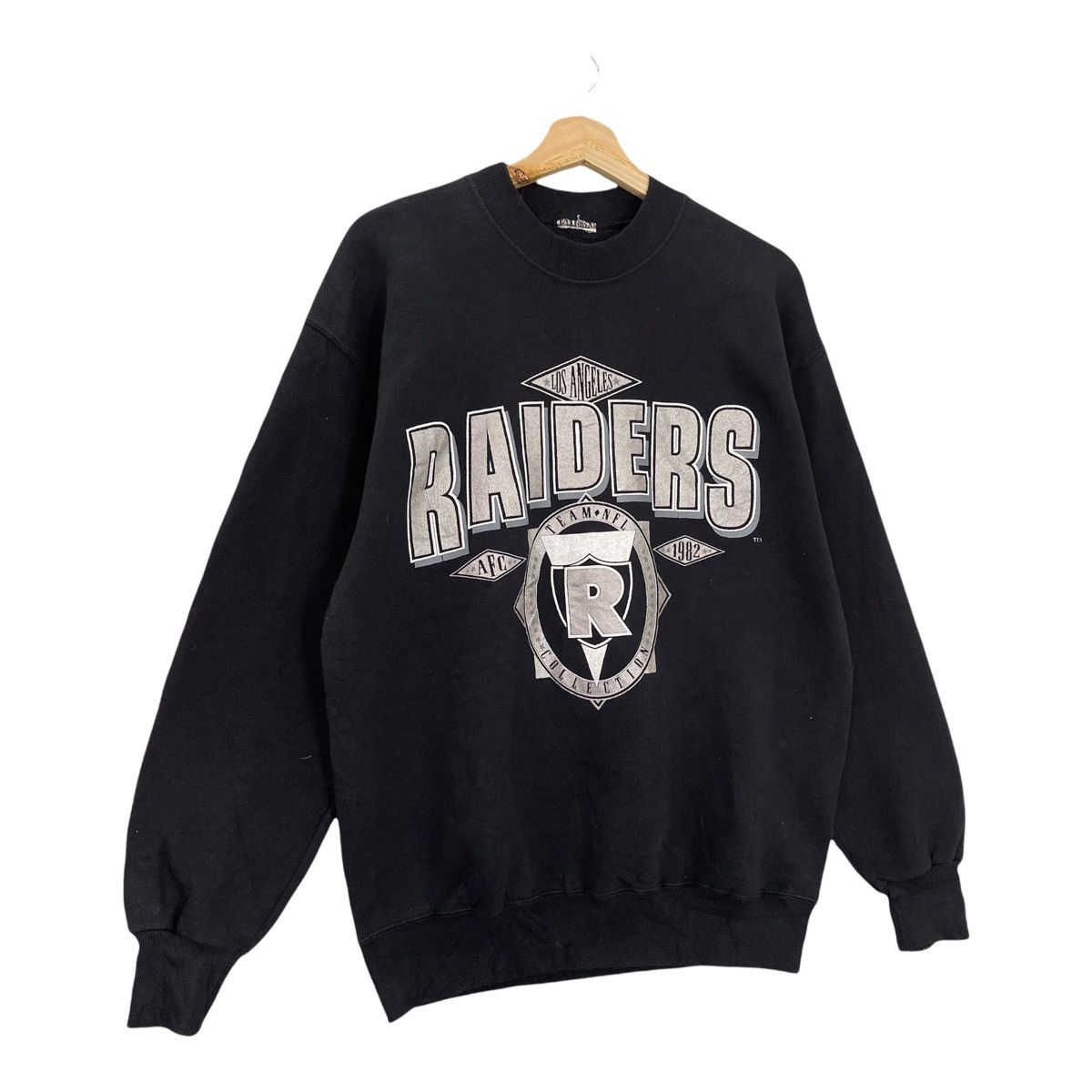 NFL 90s NFL Los Angeles Raiders Crewneck Sweatshirt Size M Size US M / EU 48-50 / 2 - 2 Thumbnail