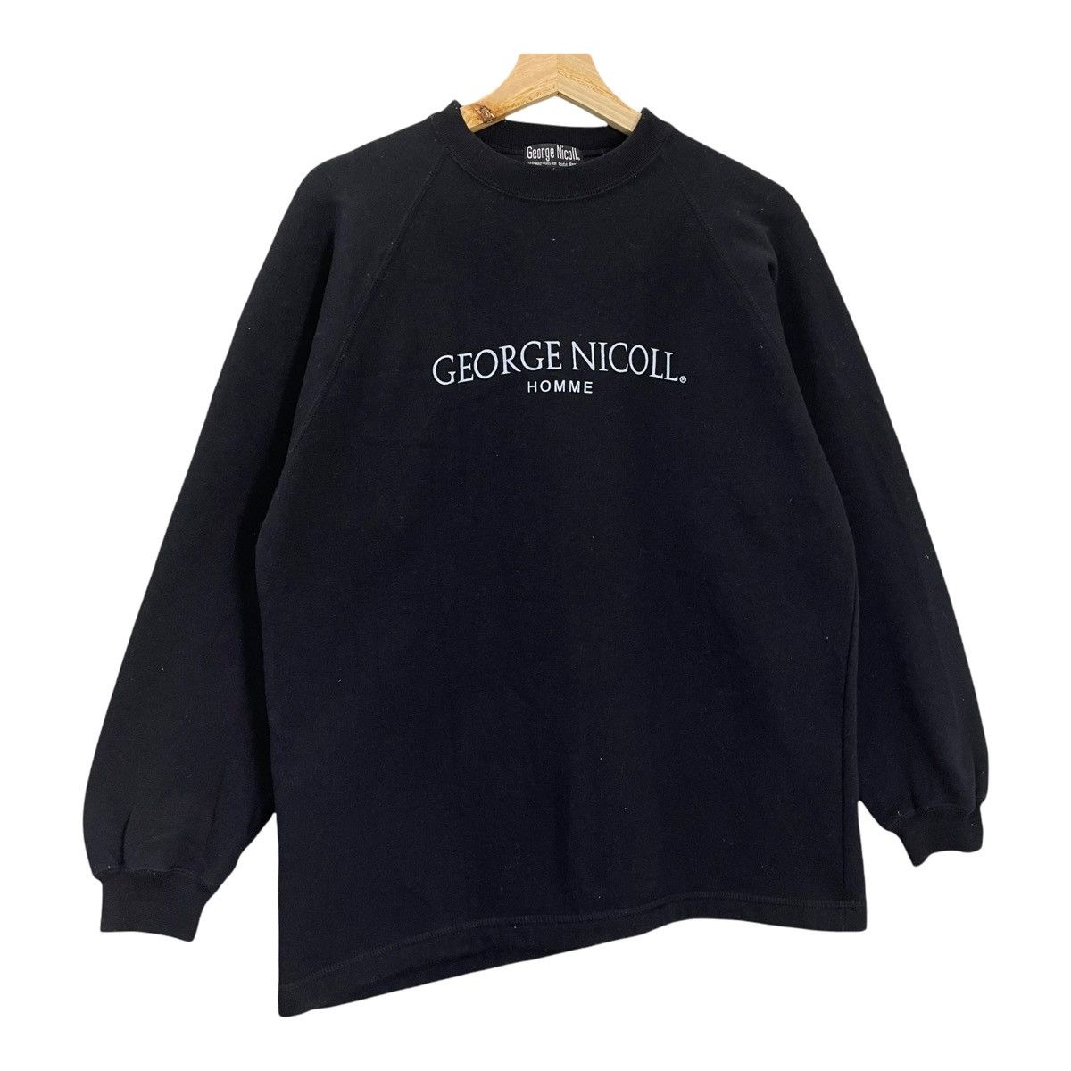 Japanese Brand 90s George Nicoll Homme Crewneck Sweatshirt Size M Size US M / EU 48-50 / 2 - 2 Thumbnail