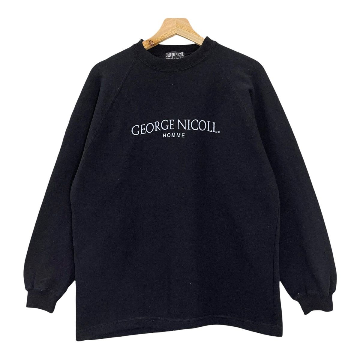 Japanese Brand 90s George Nicoll Homme Crewneck Sweatshirt Size M Size US M / EU 48-50 / 2 - 3 Thumbnail