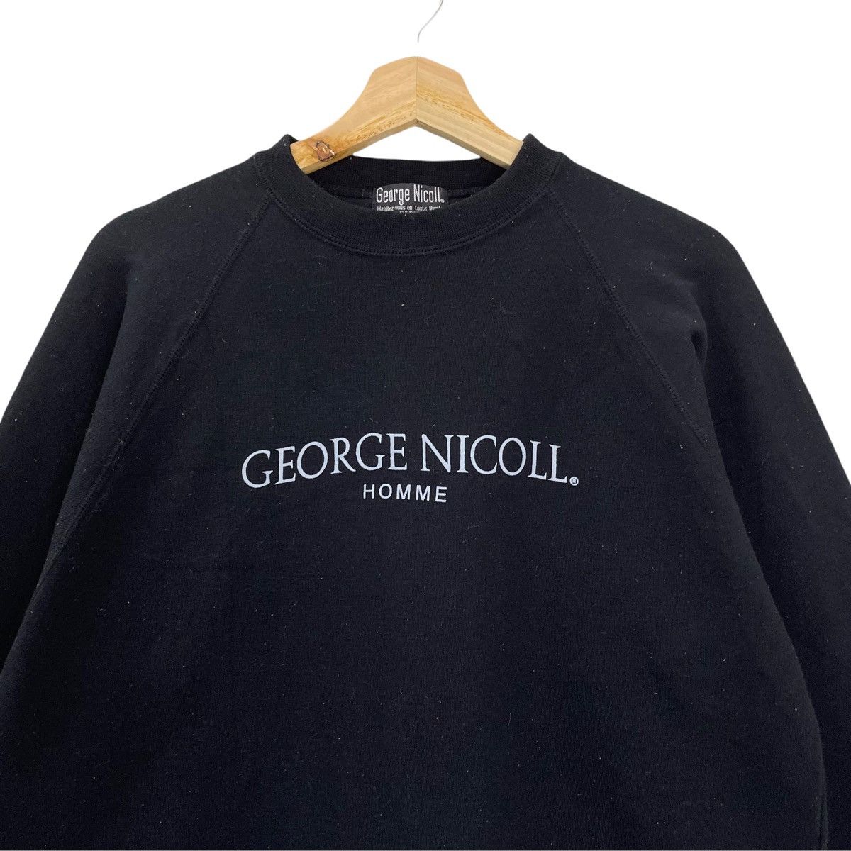 Japanese Brand 90s George Nicoll Homme Crewneck Sweatshirt Size M Size US M / EU 48-50 / 2 - 4 Thumbnail