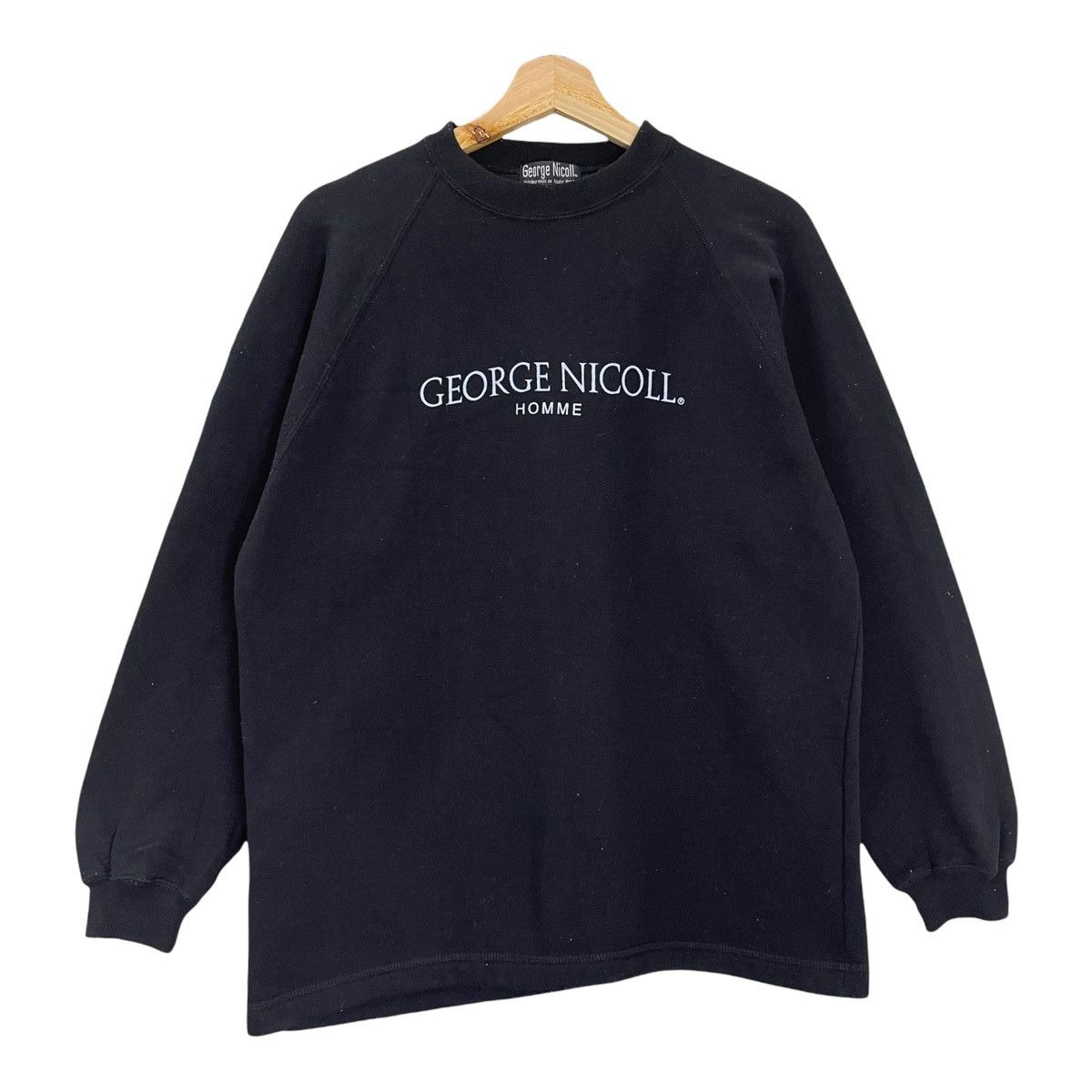 Japanese Brand 90s George Nicoll Homme Crewneck Sweatshirt Size M Size US M / EU 48-50 / 2 - 1 Thumbnail