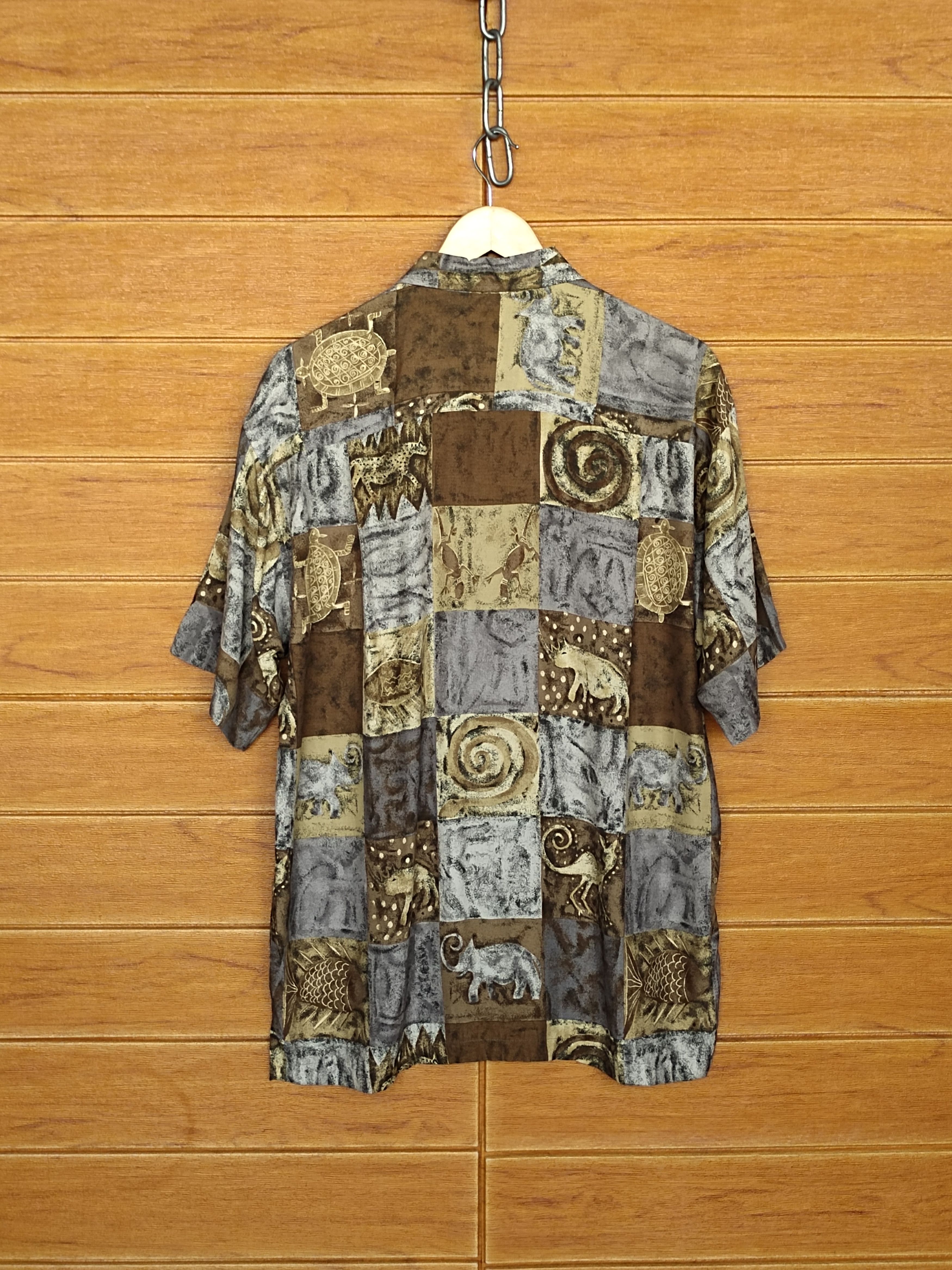Lyle & Scott Vtg LYLE & SCOTT X SEGALINI Rayon Animal Psychedelic Art Size US L / EU 52-54 / 3 - 8 Thumbnail