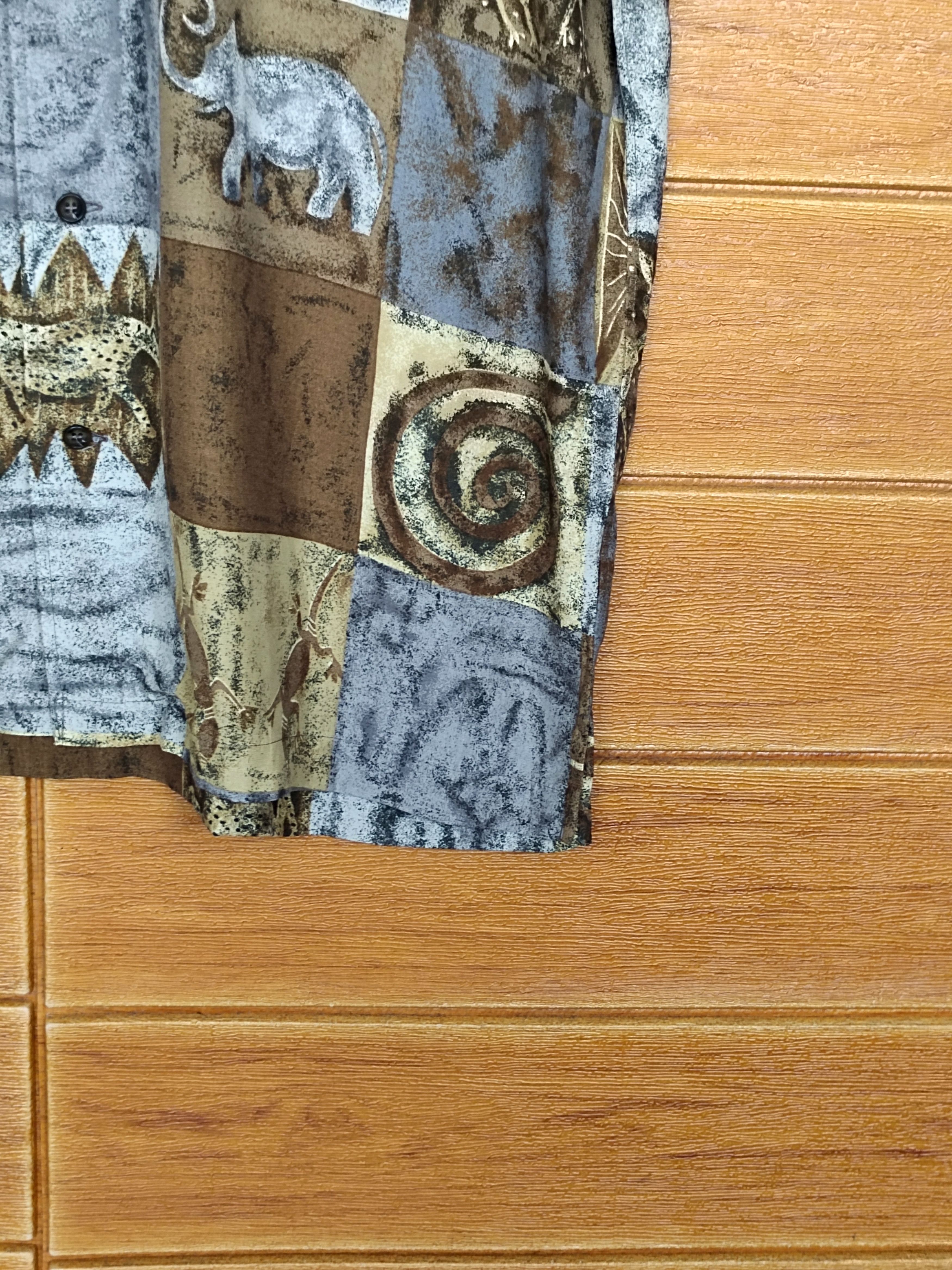 Lyle & Scott Vtg LYLE & SCOTT X SEGALINI Rayon Animal Psychedelic Art Size US L / EU 52-54 / 3 - 6 Thumbnail