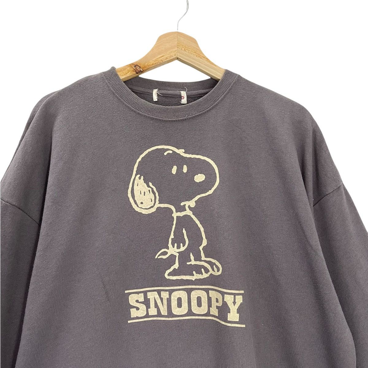 Cartoon Network Snoopy Big Logo Printed Crewneck Sweatshirt OverSize S Size US S / EU 44-46 / 1 - 3 Thumbnail
