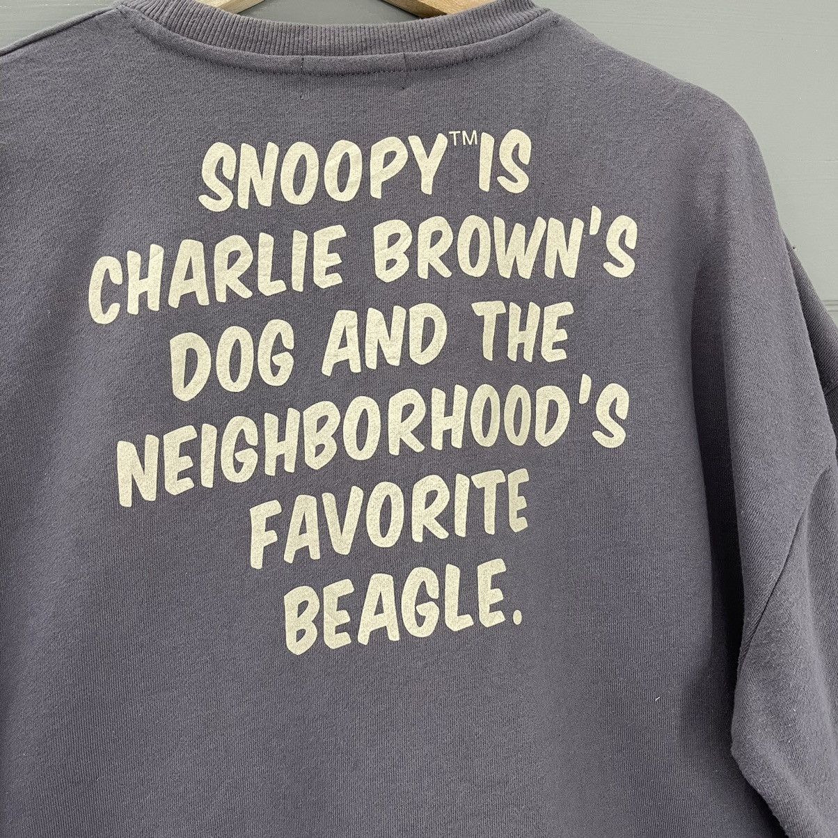 Cartoon Network Snoopy Big Logo Printed Crewneck Sweatshirt OverSize S Size US S / EU 44-46 / 1 - 7 Thumbnail