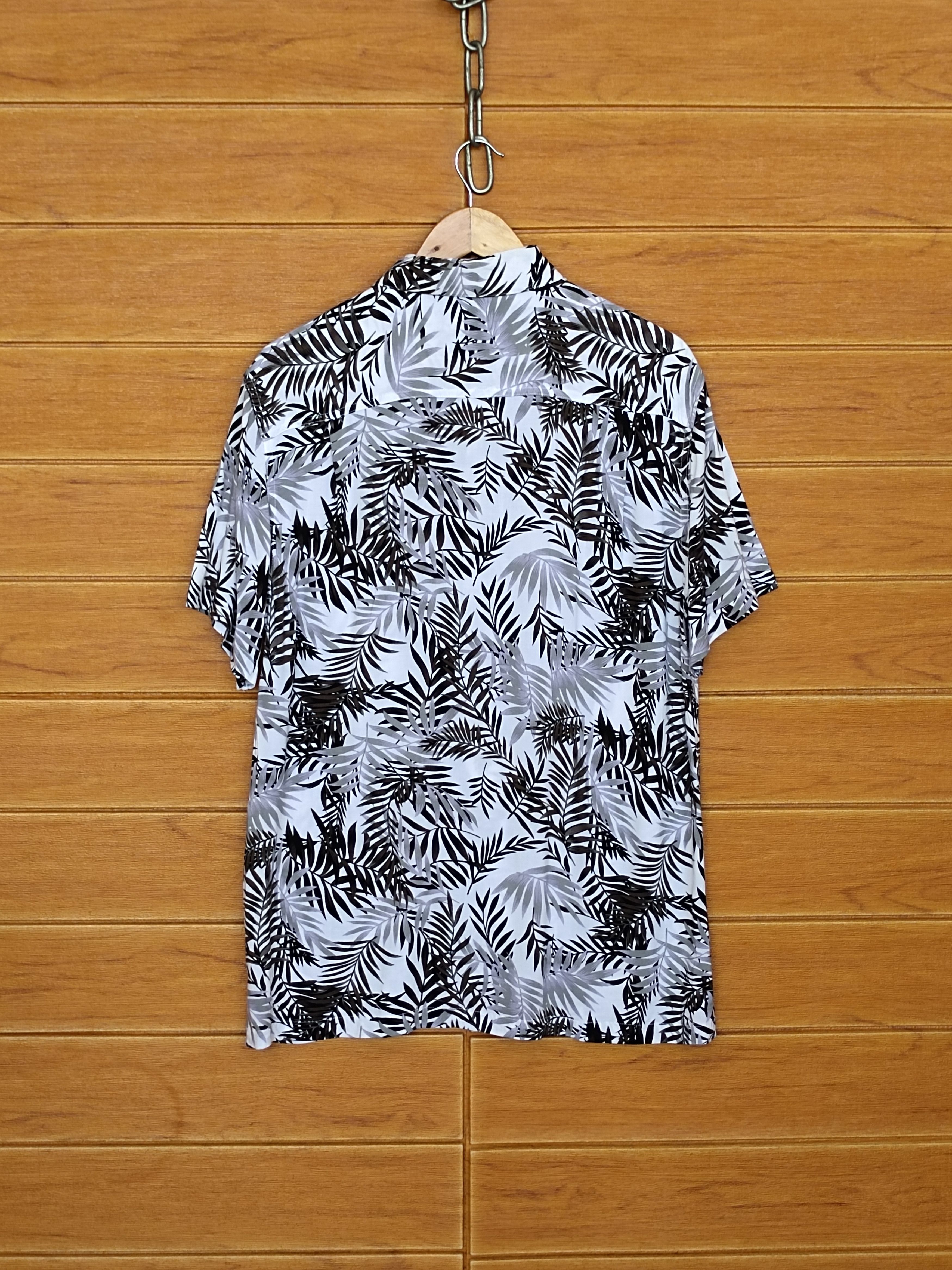 Japanese Brand Japanese Hawaiian THRUXTON Rayon Leaf's Printed Aloha Shirt Size US L / EU 52-54 / 3 - 8 Thumbnail