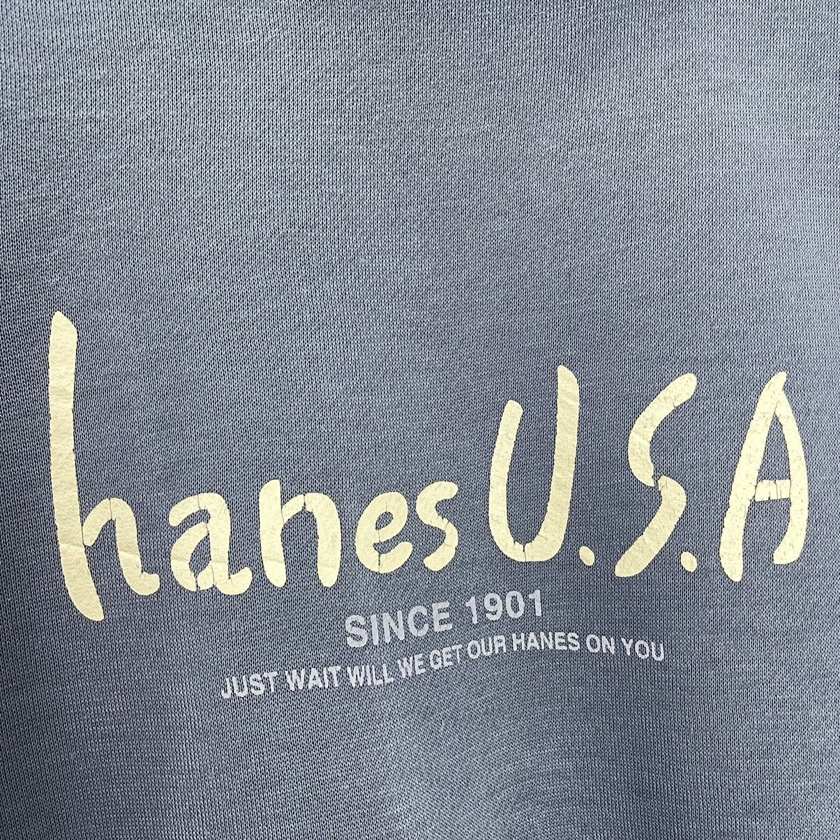 Hanes Vintage Hanes Usa Big Logo Crewneck Sweatshirt Size M Size US M / EU 48-50 / 2 - 6 Thumbnail