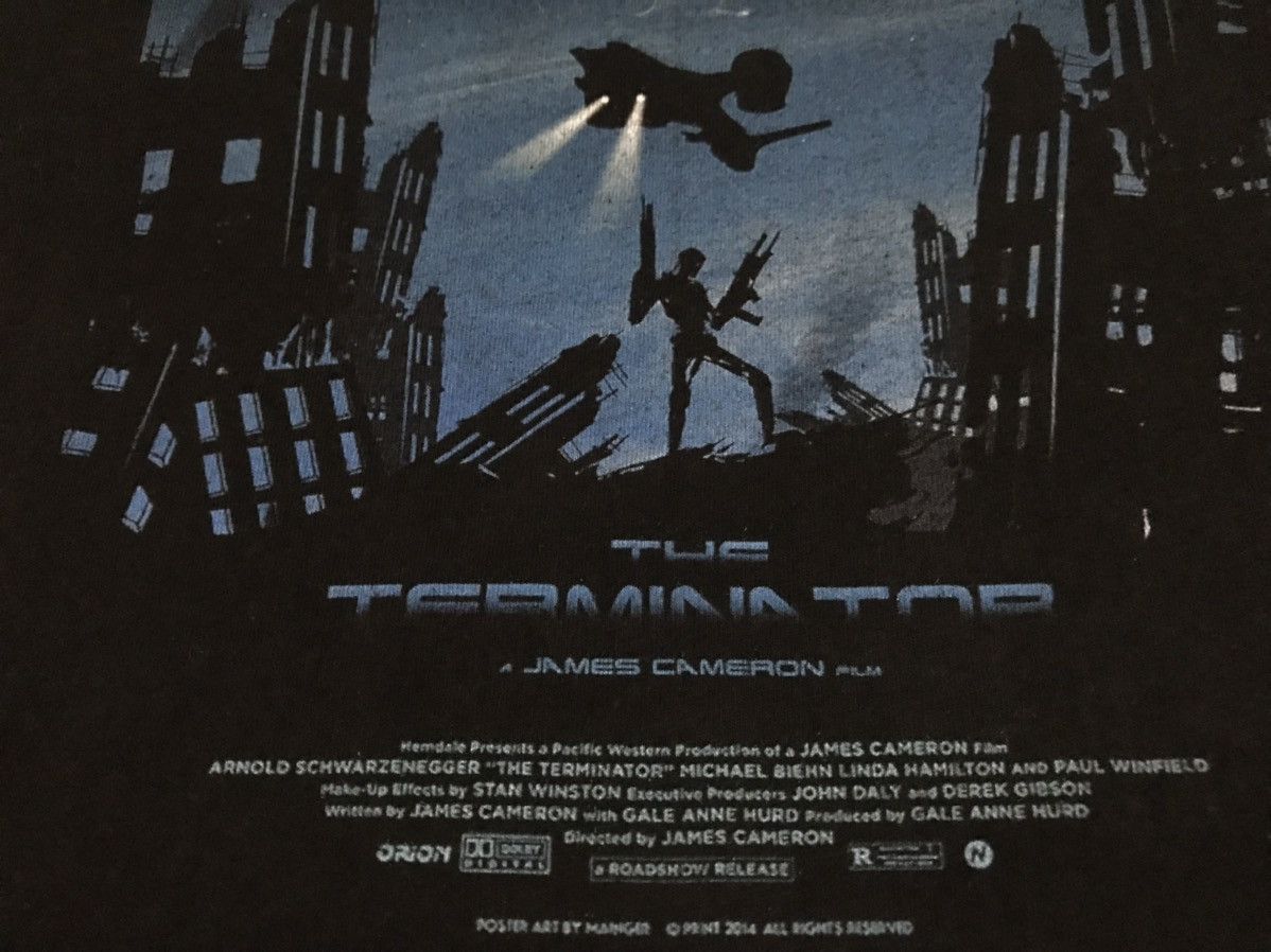 Vintage Vintage The Terminator Film Tshirt Size US M / EU 48-50 / 2 - 4 Thumbnail
