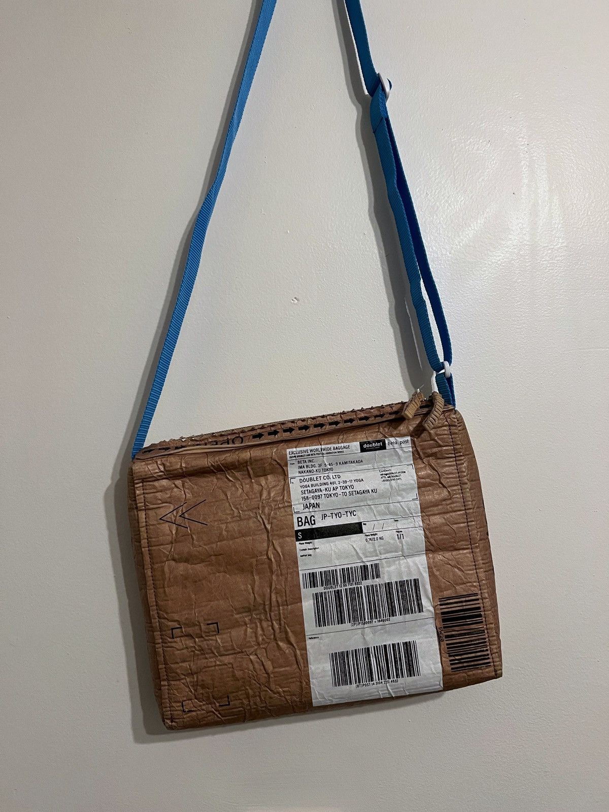 Doublet AW20 Beta Post Leather Cardboard Carton Box Shoulder Bag Size ONE SIZE - 2 Thumbnail