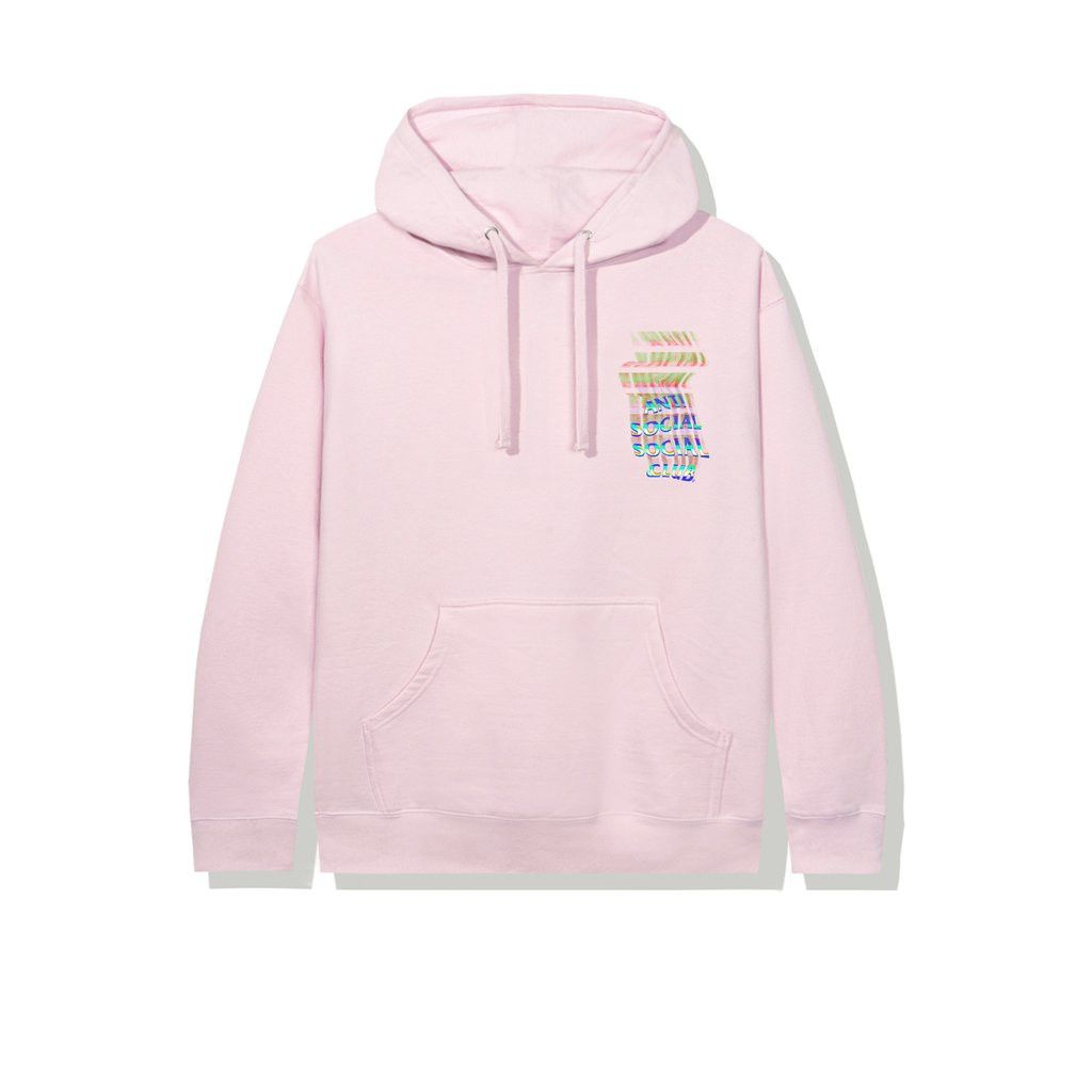 Anti Social Social Club × Members Only DS ASSC Channel 747 Pink Hoodie FTP FOG BAPE KITH VLONE OOTD Size US S / EU 44-46 / 1 - 4 Thumbnail