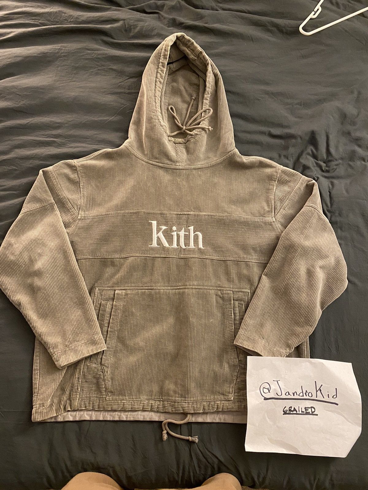 KITH Corduroy Double Pocket Hoodie XL