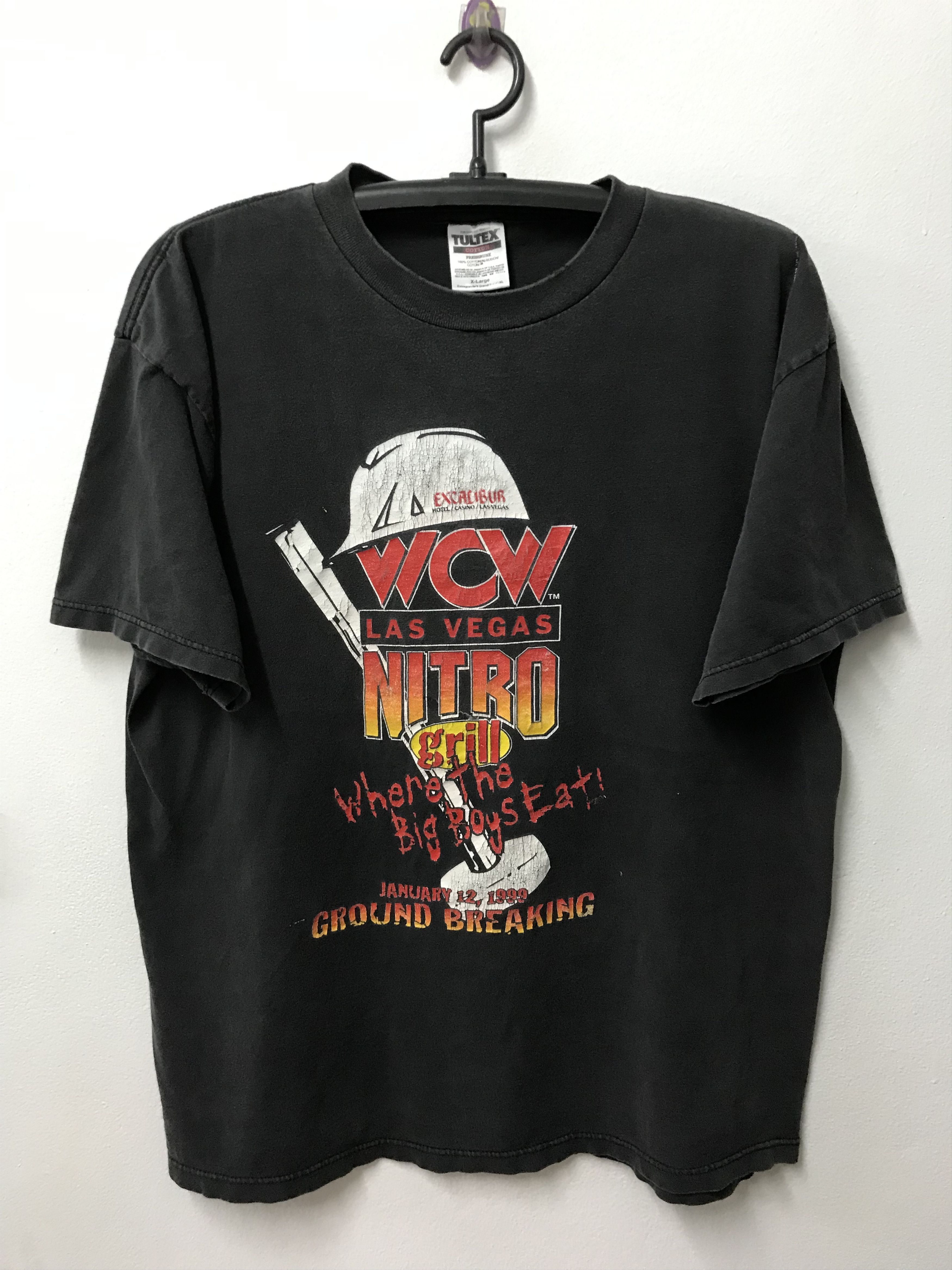 Wwf Vintage90s 1999 WCW Nitro Grill T-shirt | Grailed