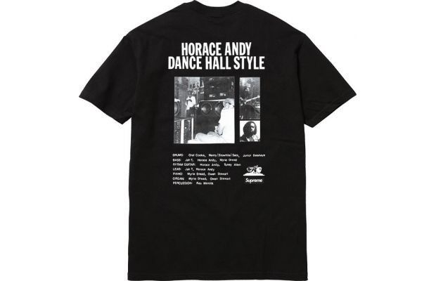 Supreme Wackies Horace Andy Tee Black SZ L | Grailed