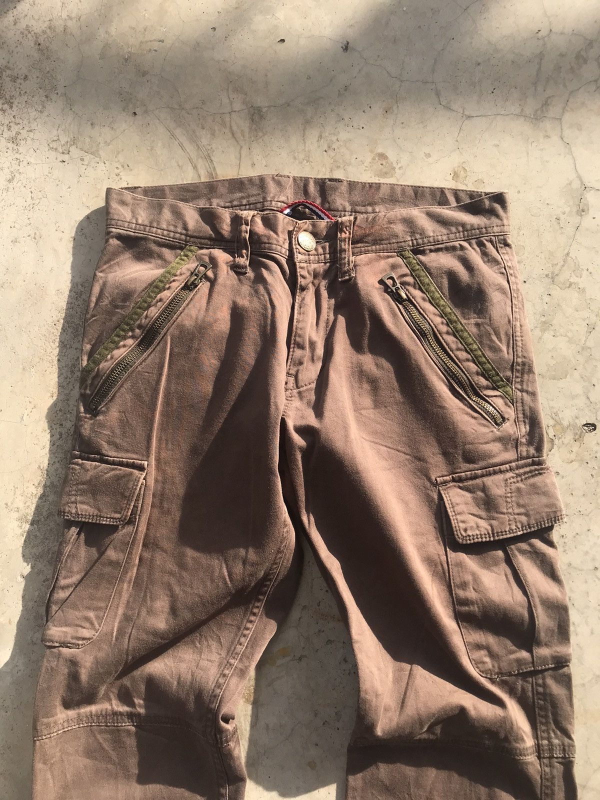 Nicole Club Monsieur Nicole 8 Pocket Double Knee Cargo Pants Size US 29 - 5 Thumbnail