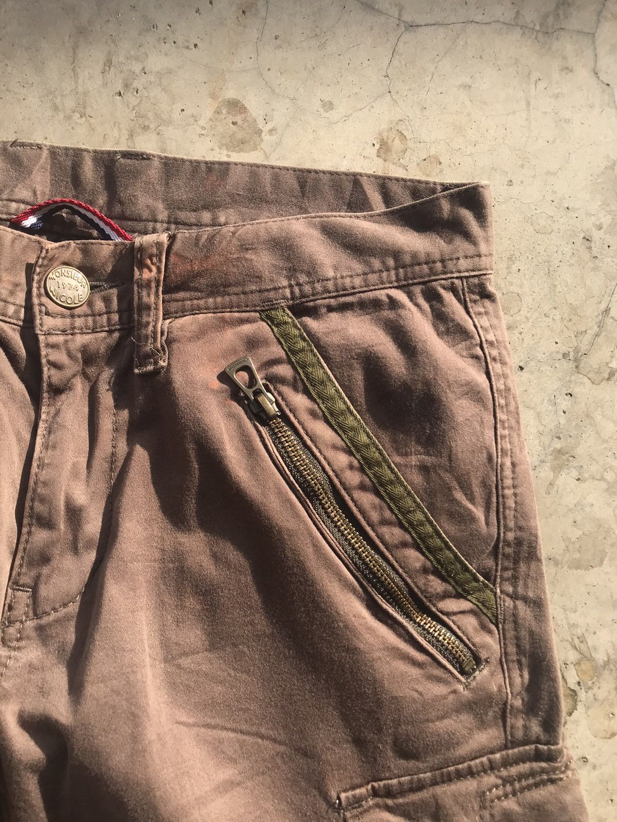 Nicole Club Monsieur Nicole 8 Pocket Double Knee Cargo Pants Size US 29 - 9 Thumbnail