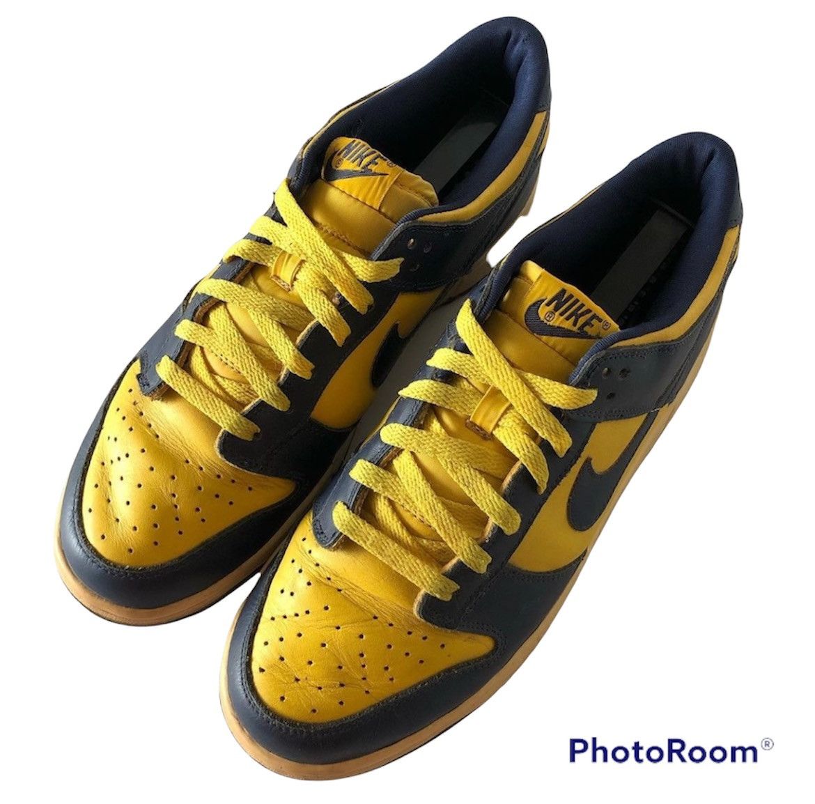 Nike 2002 Dunk Low Midnight Navy | Varsity Maize No Box Size US 10.5 / EU 43-44 - 3 Thumbnail