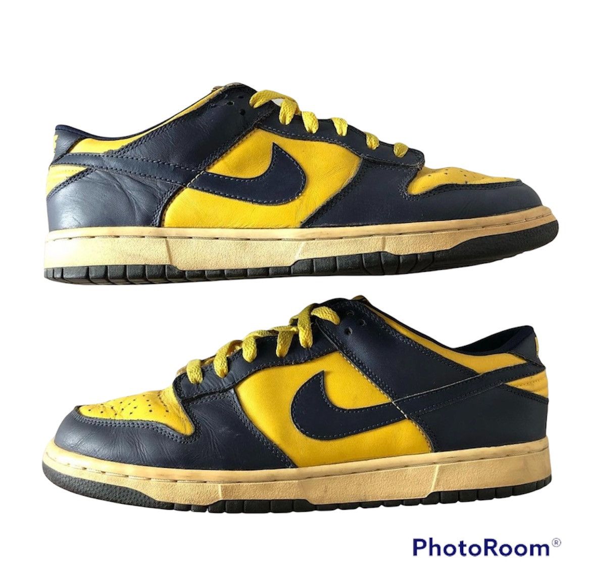 Nike 2002 Dunk Low Midnight Navy | Varsity Maize No Box Size US 10.5 / EU 43-44 - 4 Thumbnail