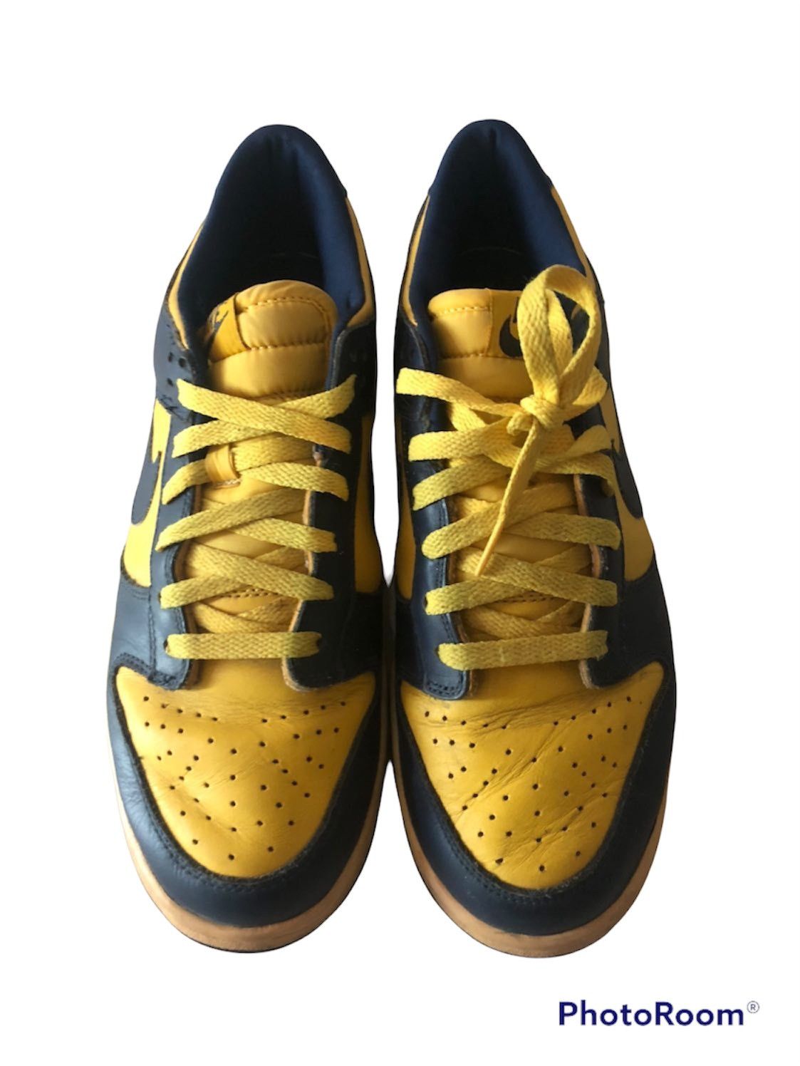 Nike 2002 Dunk Low Midnight Navy | Varsity Maize No Box Size US 10.5 / EU 43-44 - 2 Thumbnail