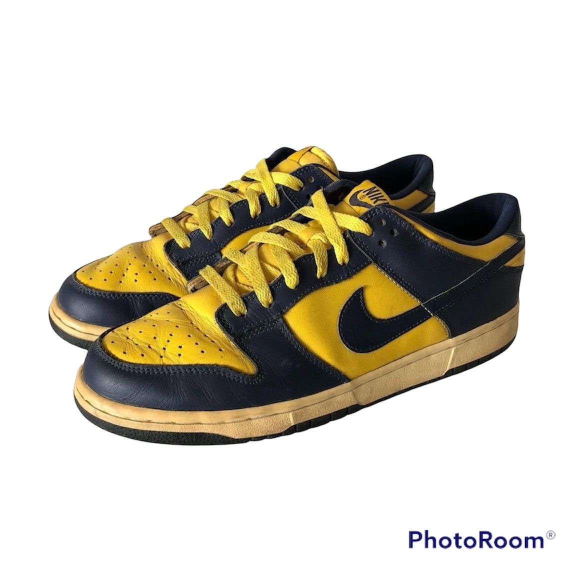 Nike 2002 Dunk Low Midnight Navy | Varsity Maize No Box Size US 10.5 / EU 43-44 - 1 Thumbnail