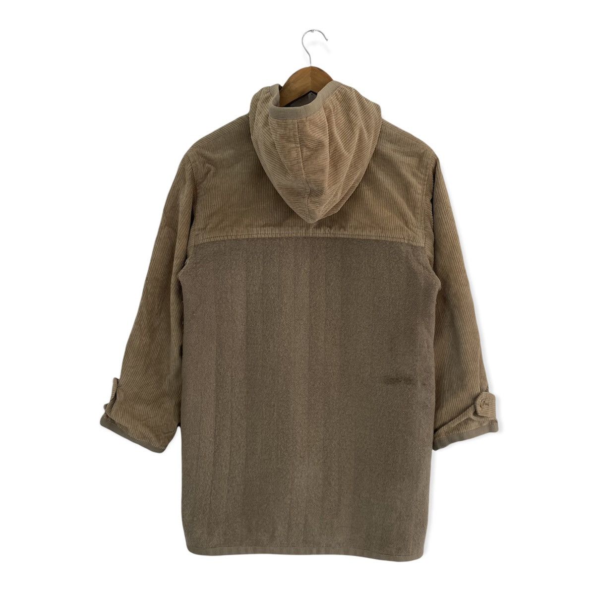 CHRISTIAN DIOR SPORT WOOL CORDUROY SLEEVE HOODIE JACKET