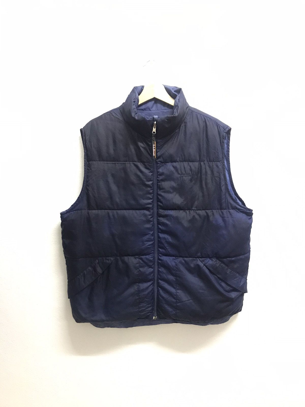 Vintage LLBean Reversible Puffer Vest Jacket