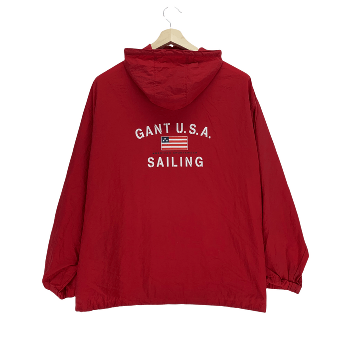 Gant Gant USA Sailing Big Logo Windbreaker Jacket 3511125 Grailed
