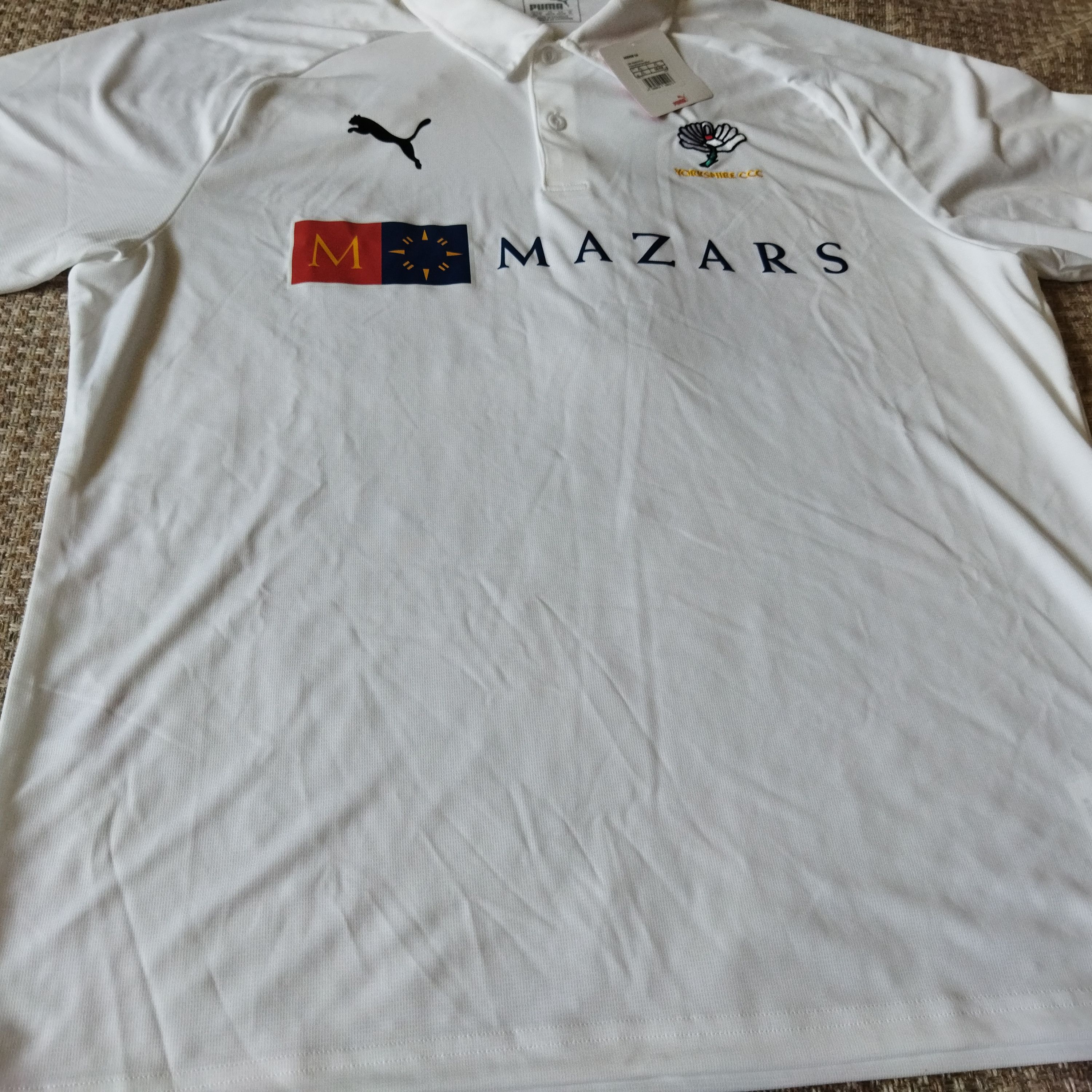 Puma 2019 Yorkshire County Championship Shirt Jersey Size XL Size US XL / EU 56 / 4 - 6 Thumbnail